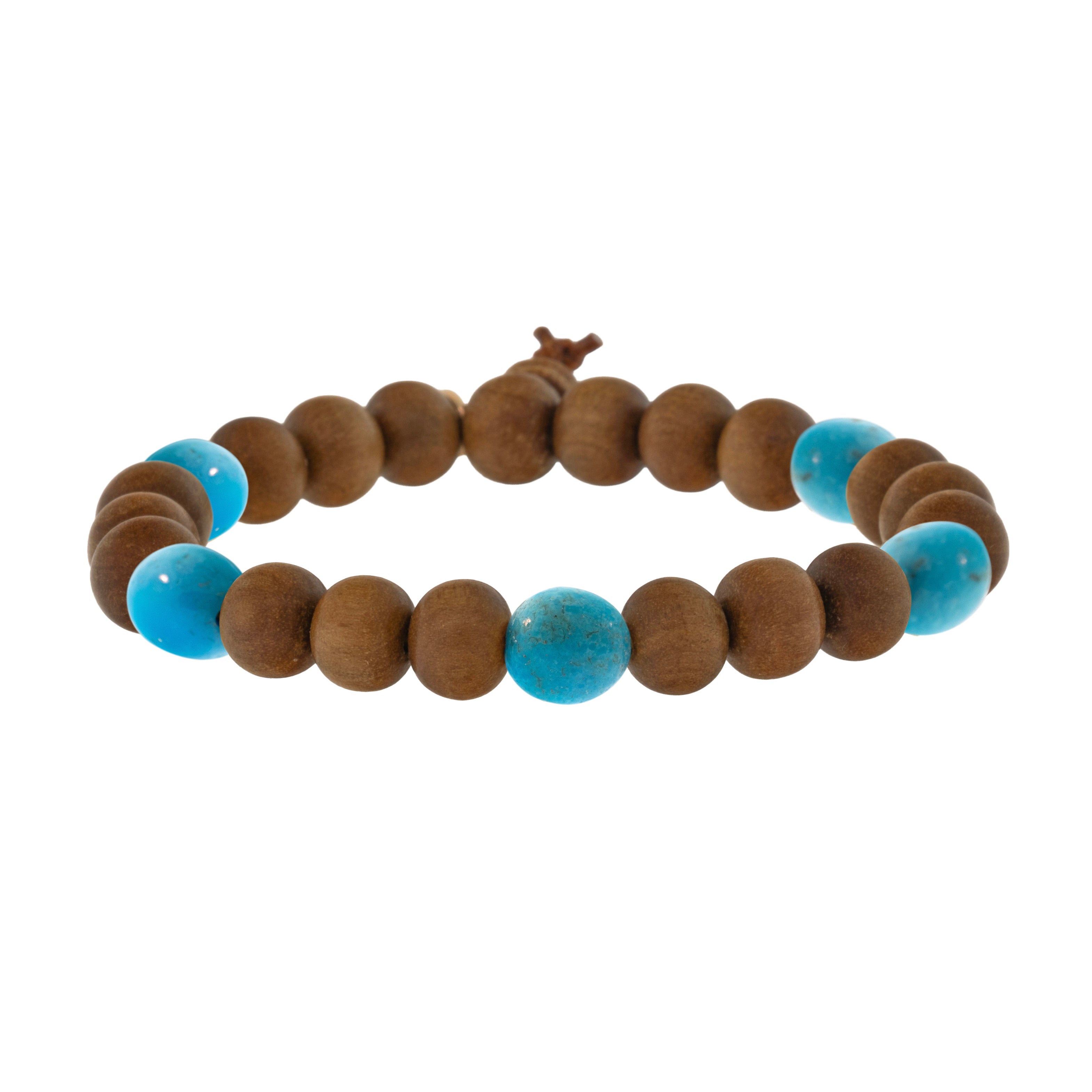 5-Stone Petite Rock Sandalwood Bracelet