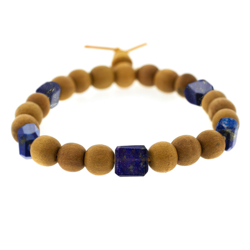 5-Stone Petite Rock Sandalwood Bracelet