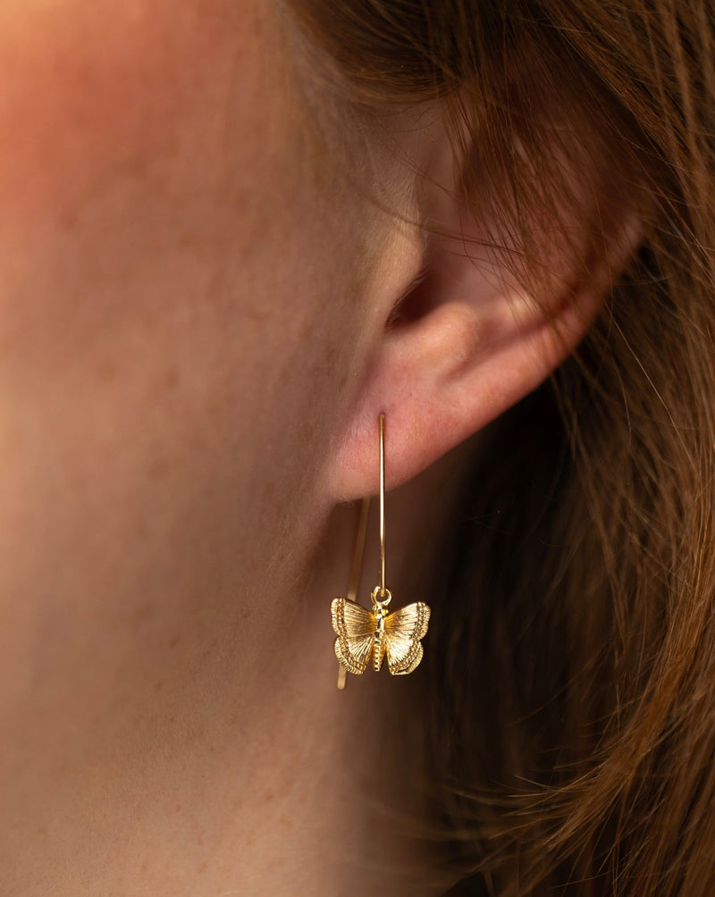 Rockless Butterfly Jewell Earrings