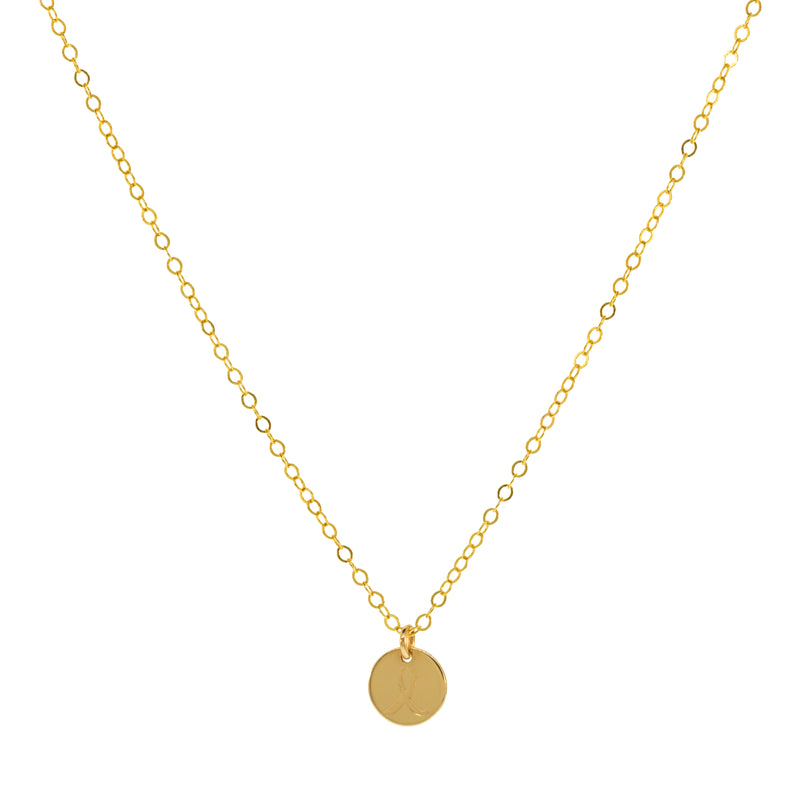 Cancer Ribbon Charm Necklace