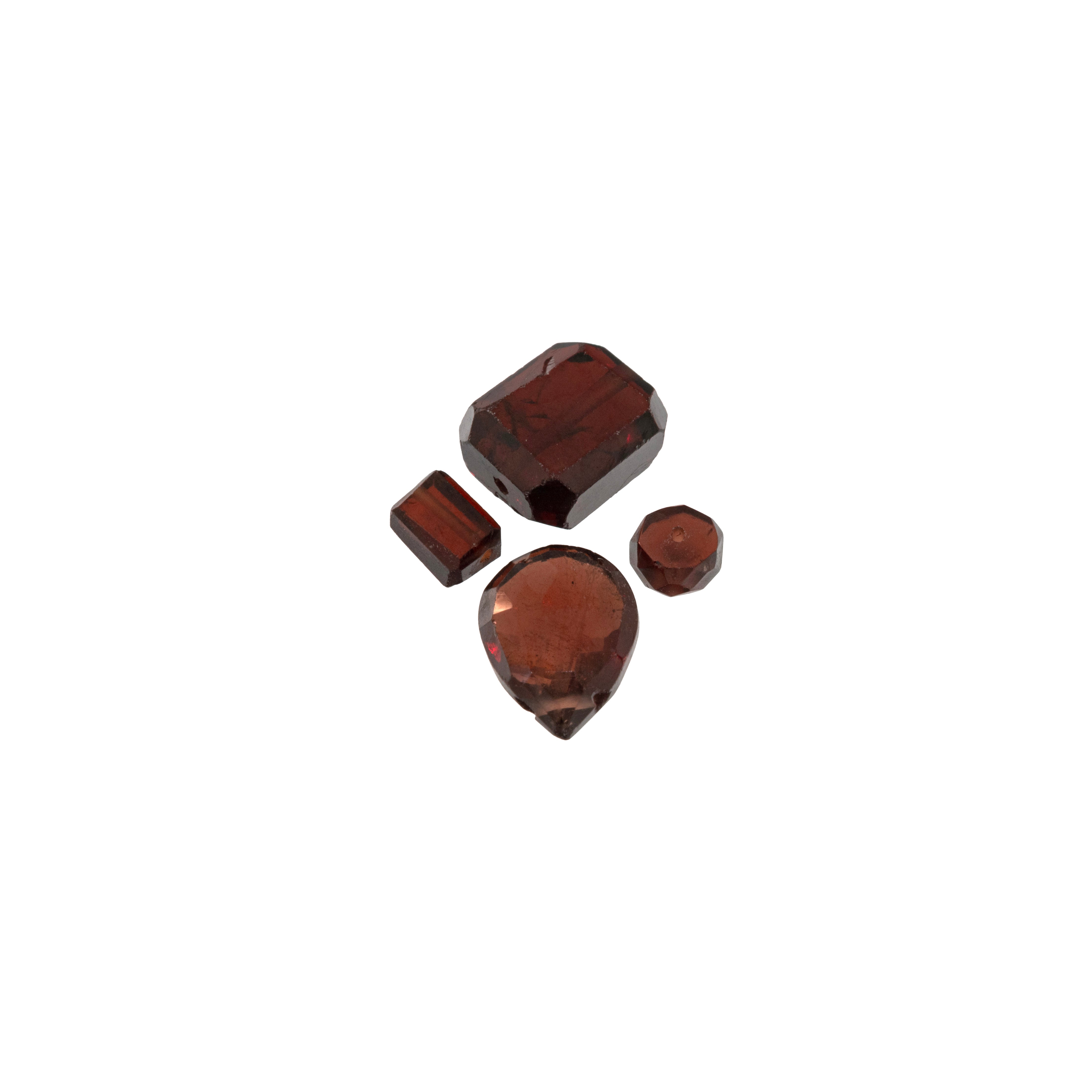 Garnet gemstone cluster