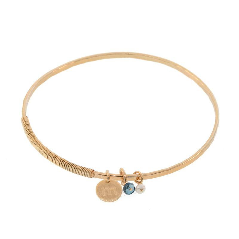 Hammered Bangle | Judith Bright Jewelry