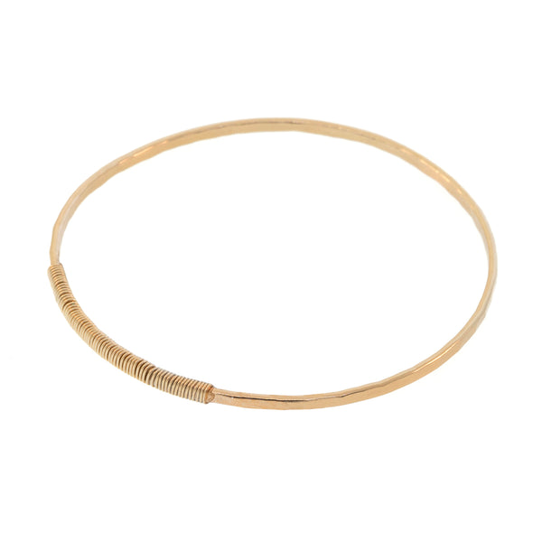 Hammered Bangle | Judith Bright Jewelry