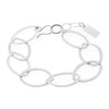Hammered Oval Chain Bracelet