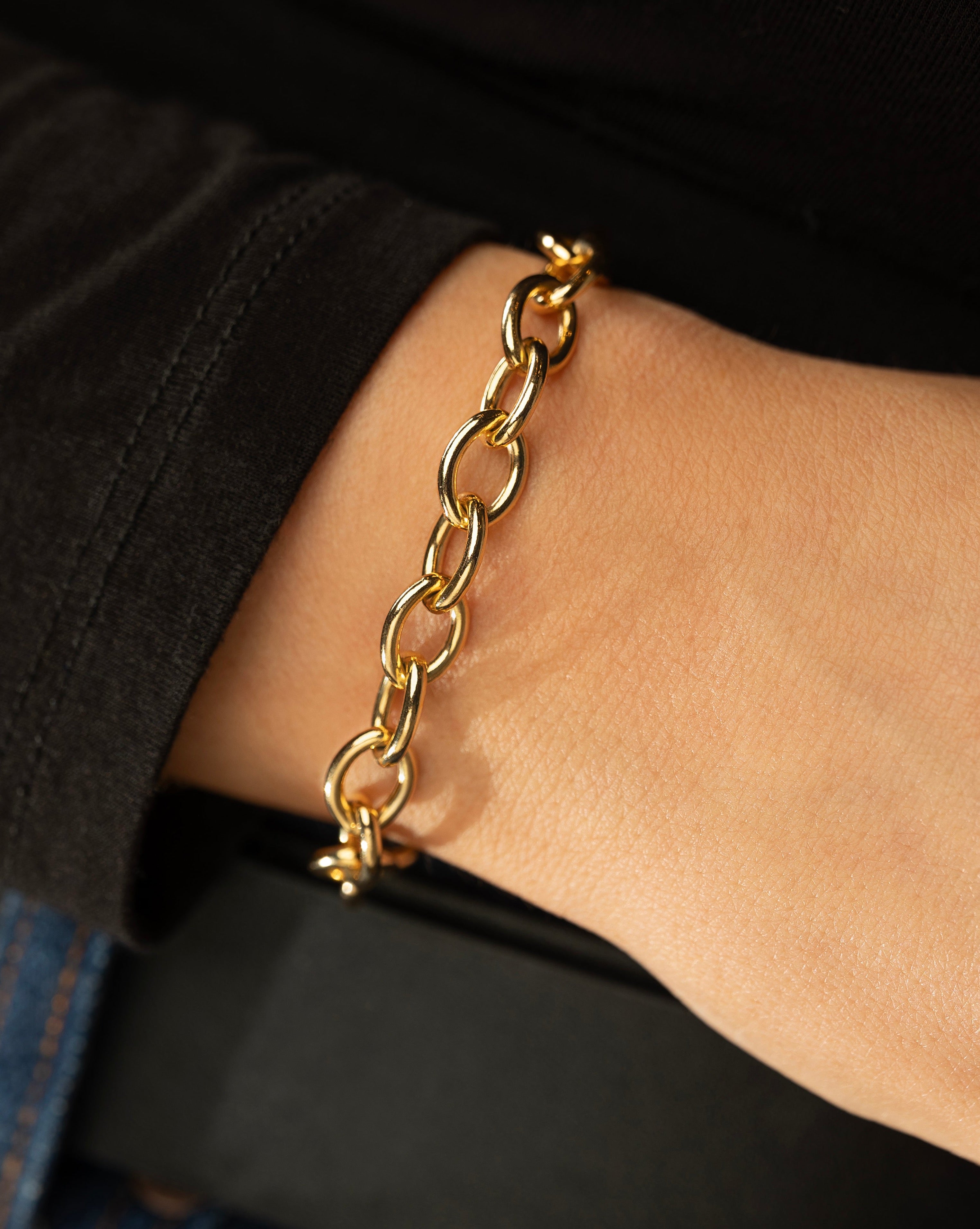 Heavy Link Bracelet | Judith Bright Jewelry