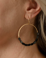 Jolie Circle Earrings