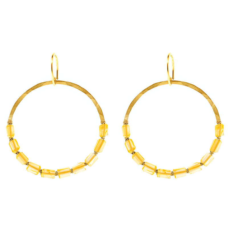 Jolie Circle Earrings