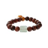 Lots O' Rock Redwood Bead Bracelet