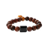 Lots O' Rock Redwood Bead Bracelet