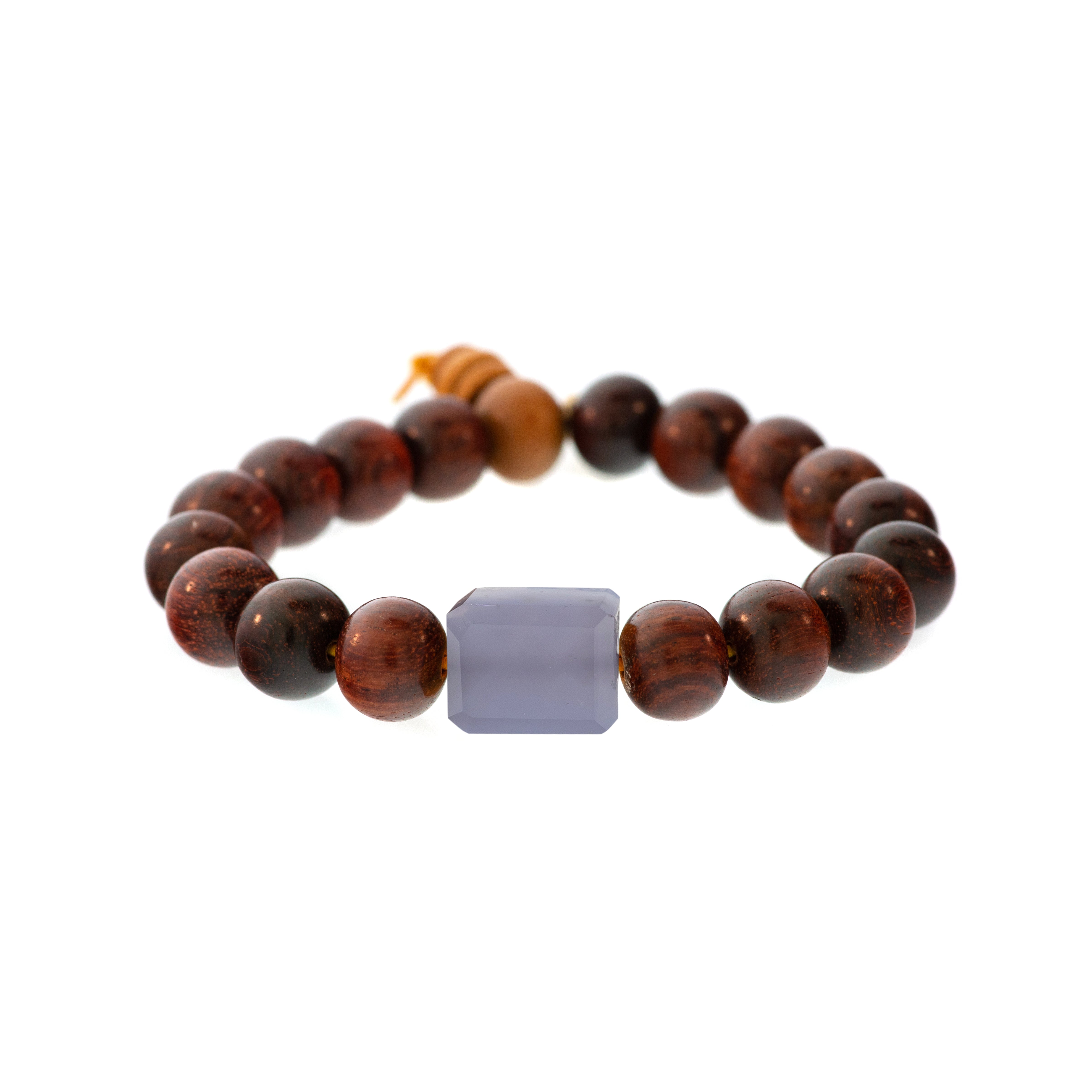 Lots O' Rock Redwood Bead Bracelet