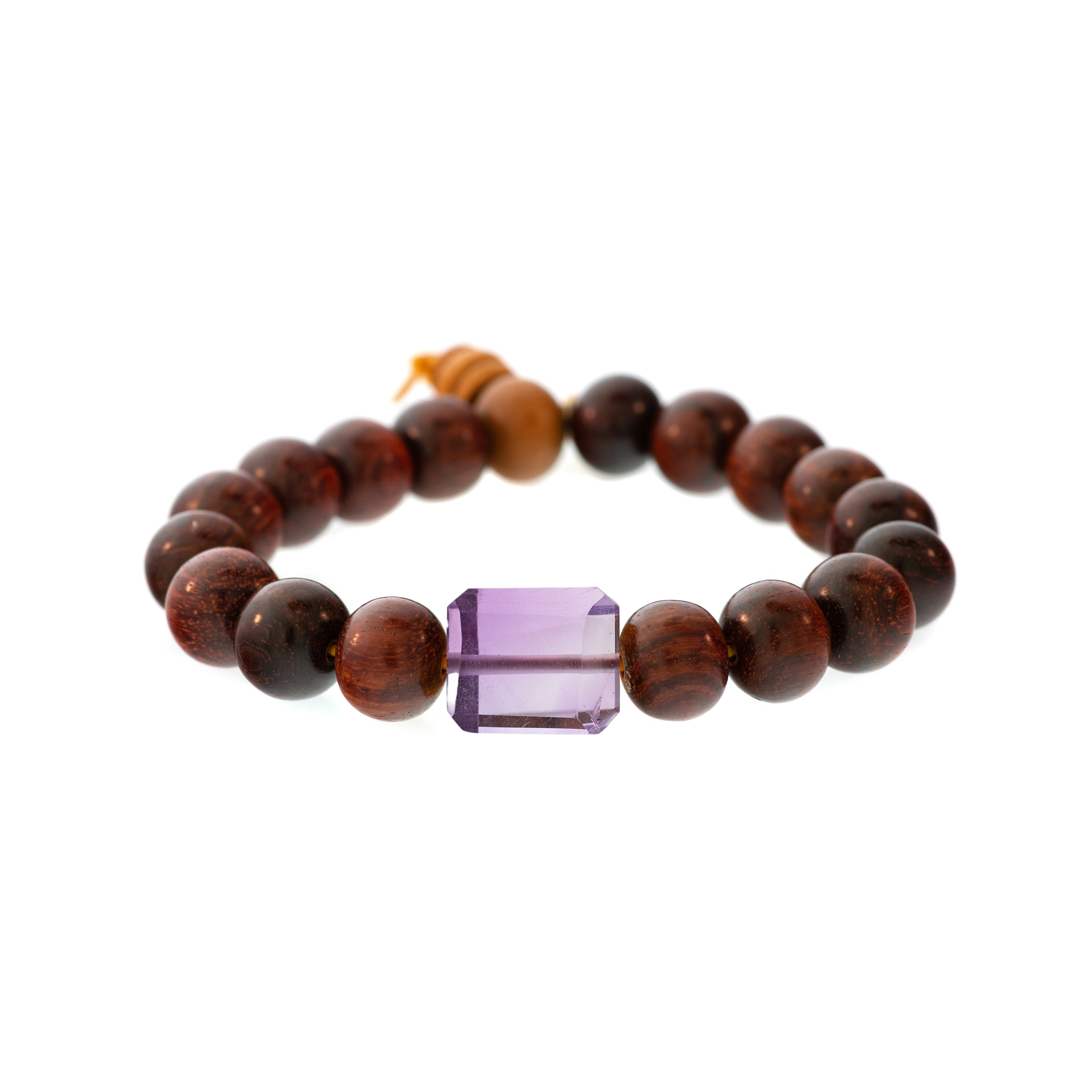 Lots O' Rock Redwood Bead Bracelet
