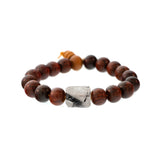 Lots O' Rock Redwood Bead Bracelet