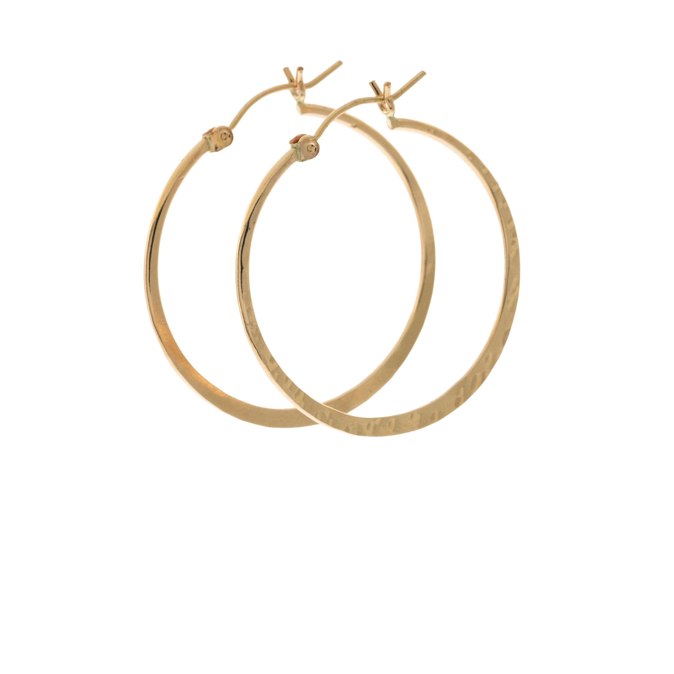 Judith Bright Textured Hoops