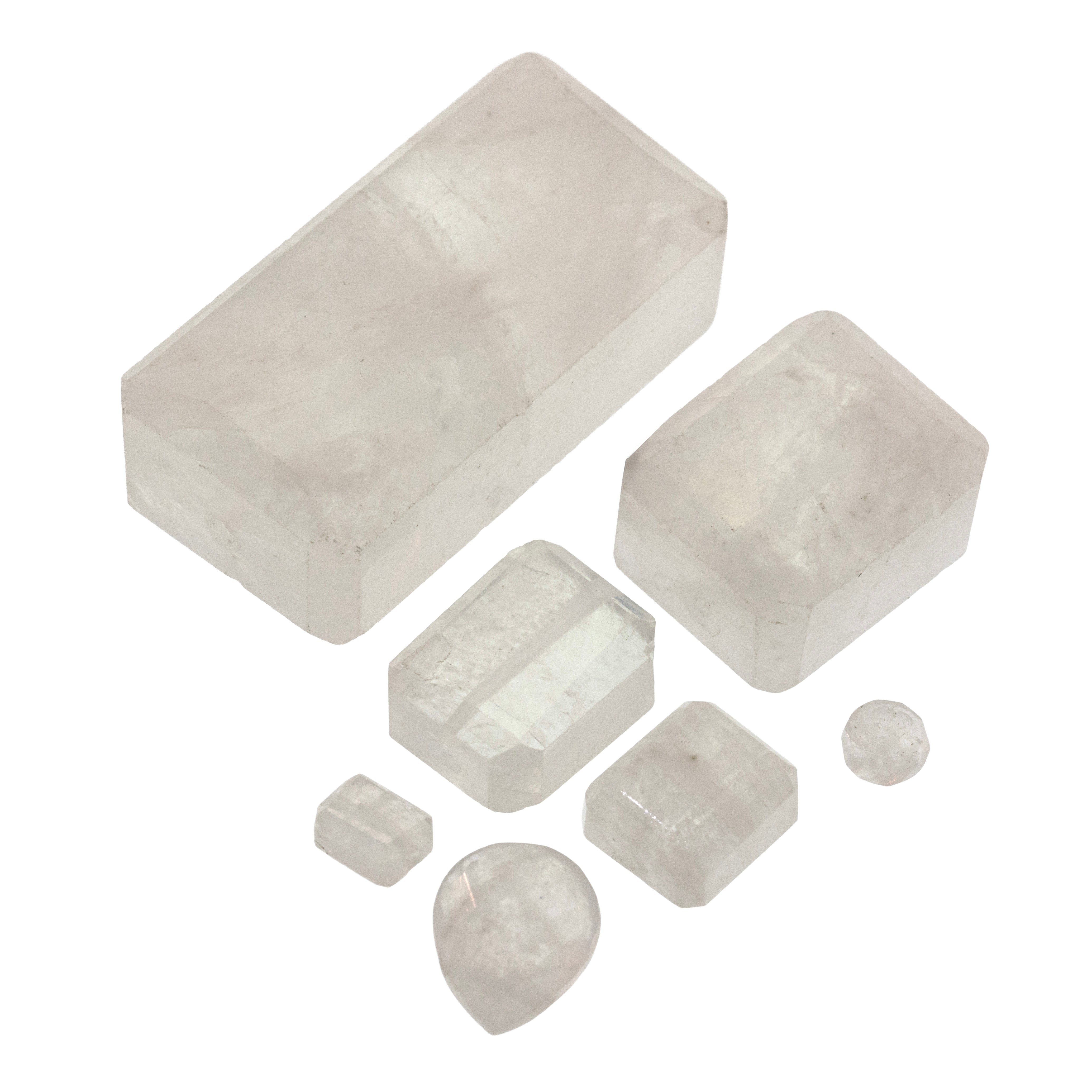 Moonstone gemstone cluster