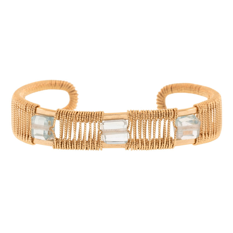 Petite Rock 3-Stone Cuff