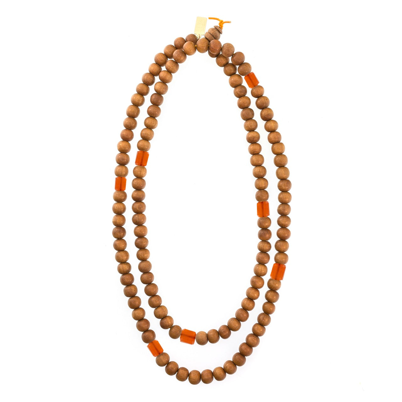 Petite Rock Sandalwood Necklace