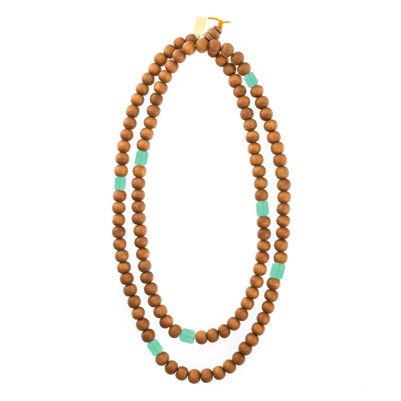 Petite Rock Sandalwood Necklace