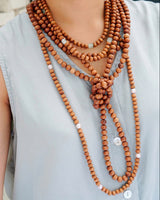 Petite Rock Sandalwood Necklace