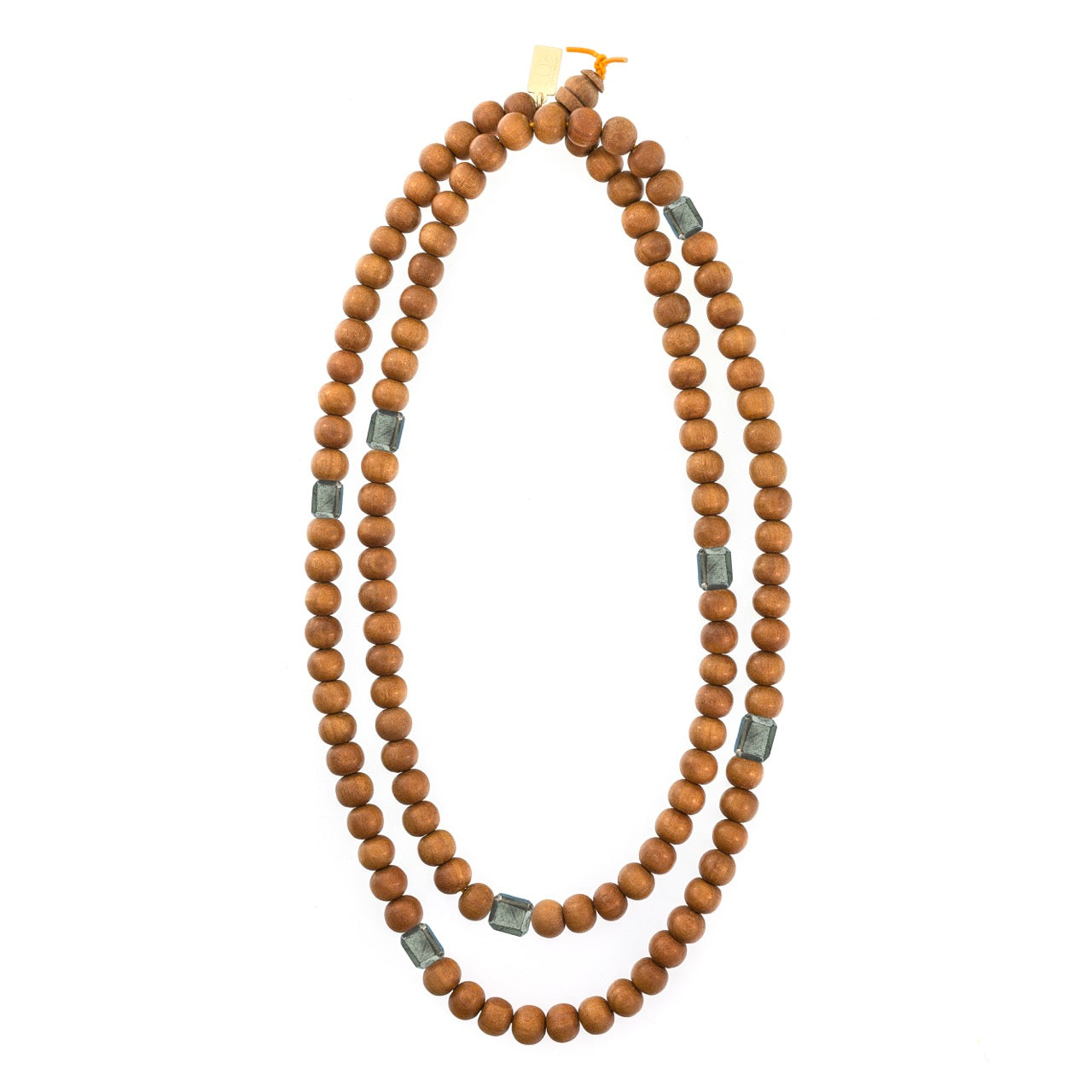 Petite Rock Sandalwood Necklace