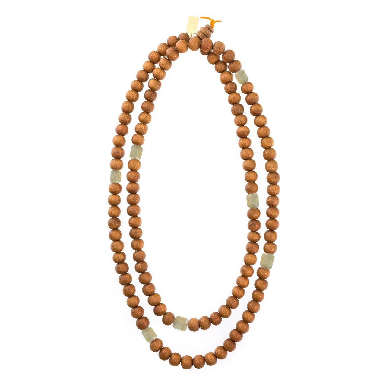 Petite Rock Sandalwood Necklace