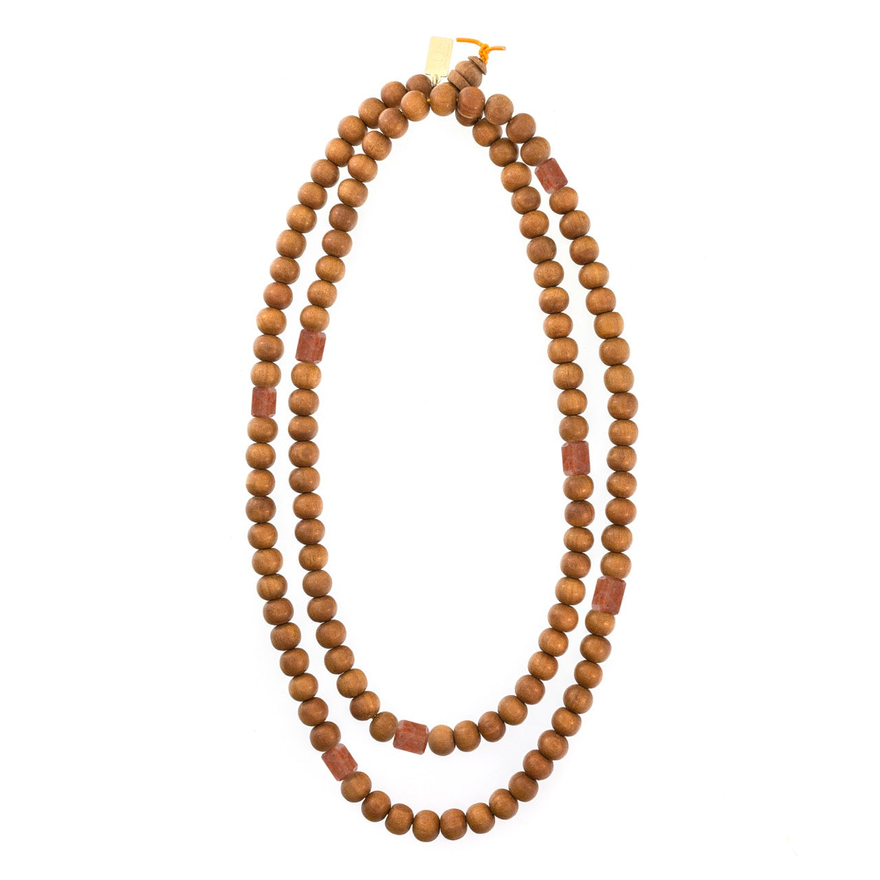 Petite Rock Sandalwood Necklace