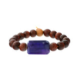 Rockstar Redwood Bead Bracelet