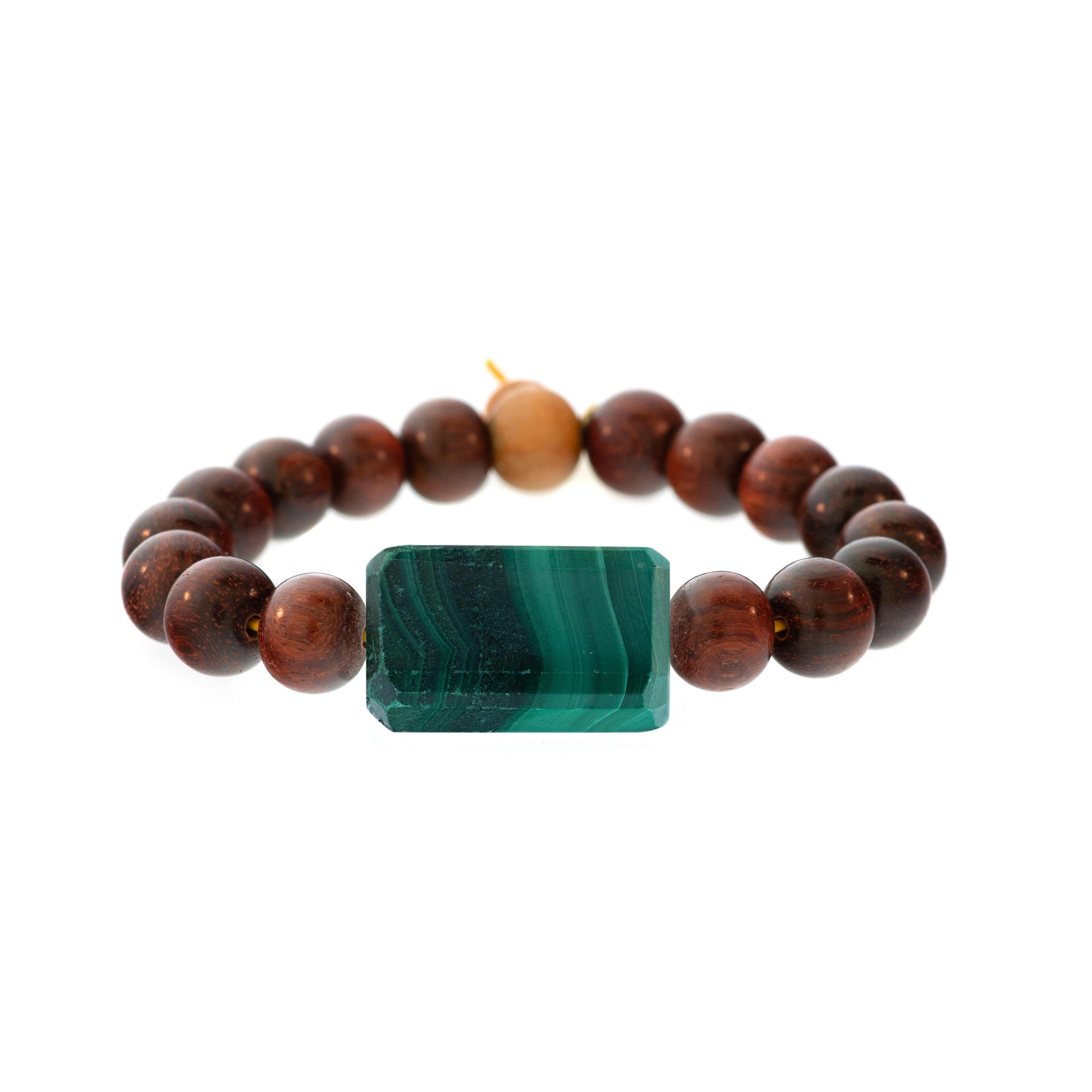 Rockstar Redwood Bead Bracelet
