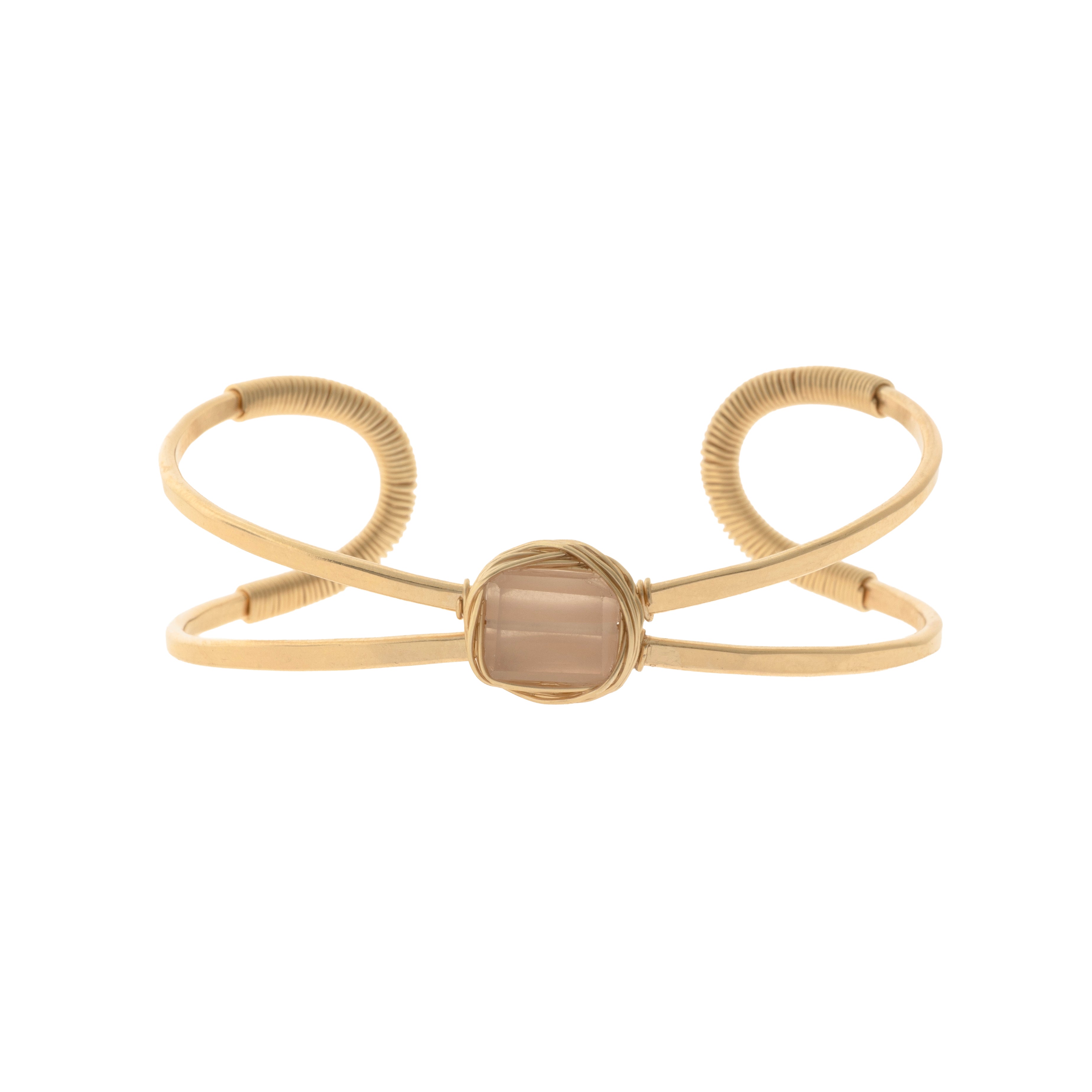 1-Stone Raj Rock Nest Cuff