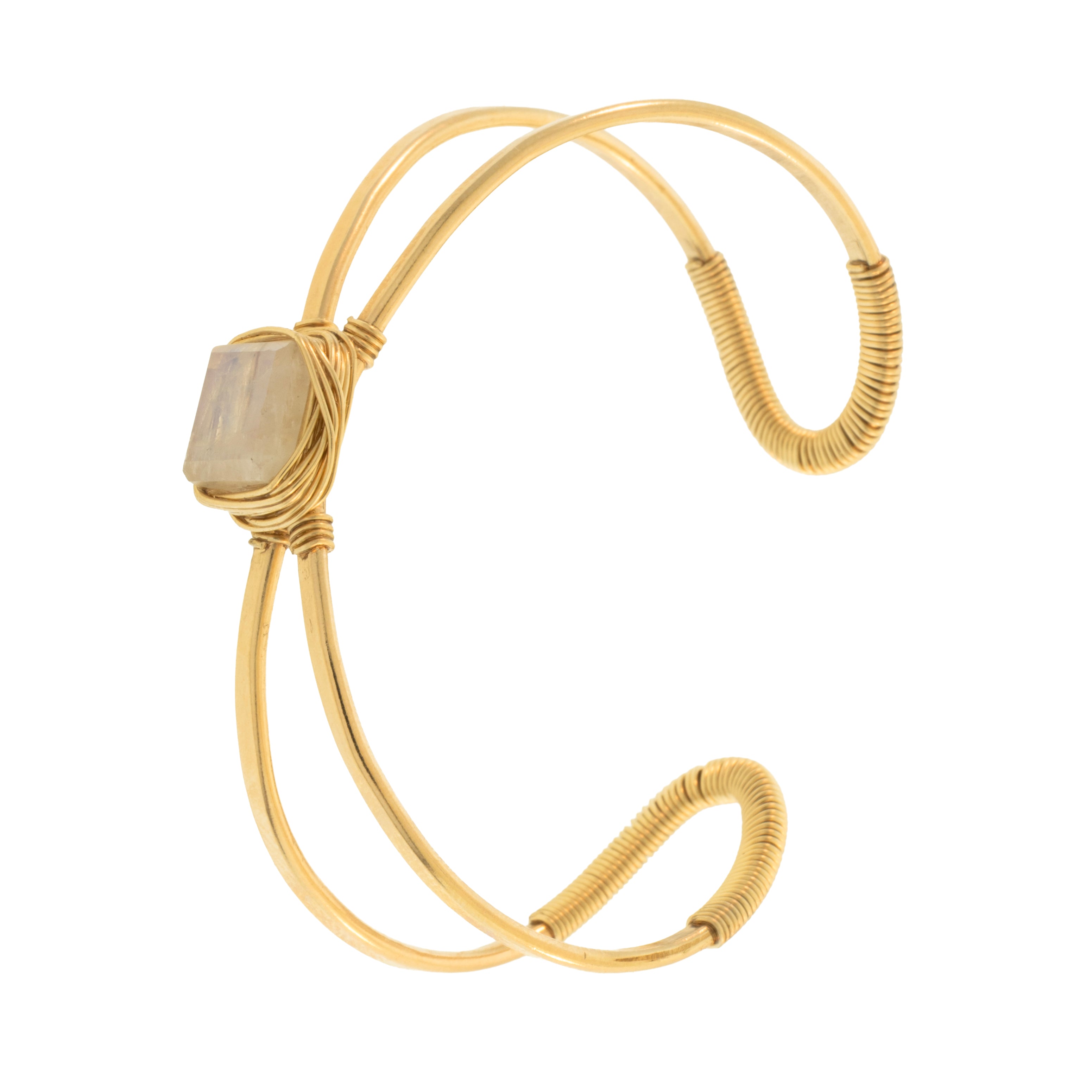 1-Stone Raj Rock Nest Cuff