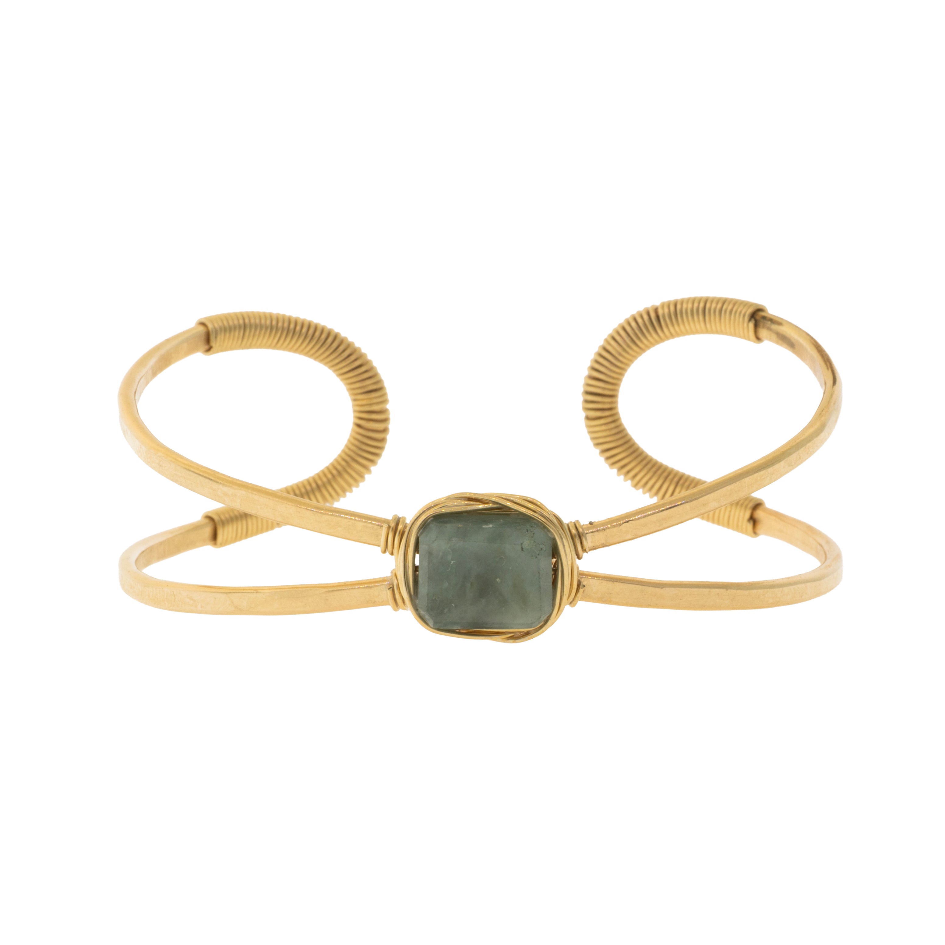 1-Stone Raj Rock Nest Cuff