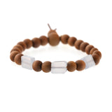 3-Stone Raj Sandalwood Bracelet