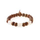 3-Stone Raj Sandalwood Bracelet