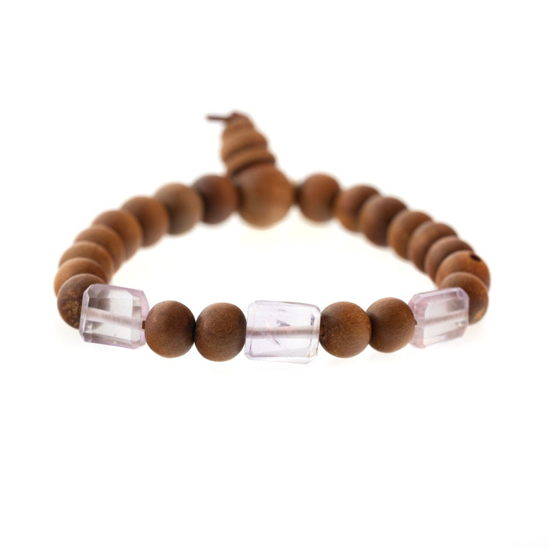 3-Stone Raj Sandalwood Bracelet