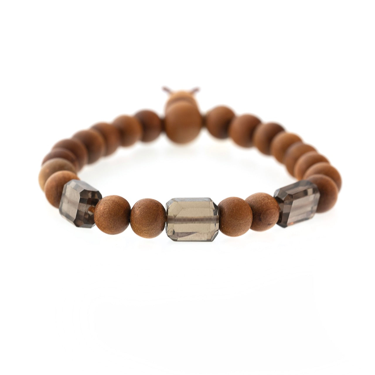3-Stone Raj Sandalwood Bracelet