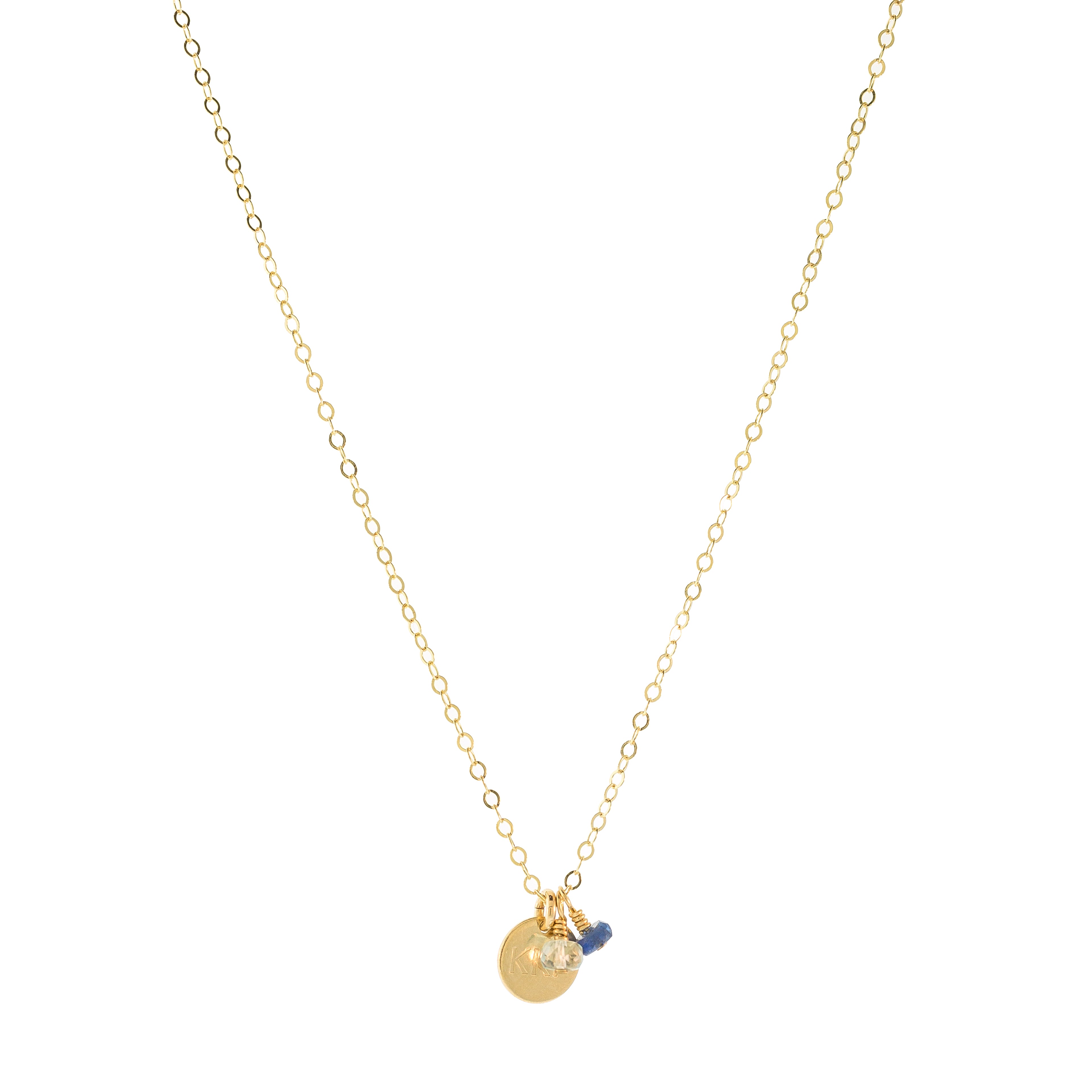 Sorority Charm Necklace — Kappa Kappa Gamma — Add Gemstones