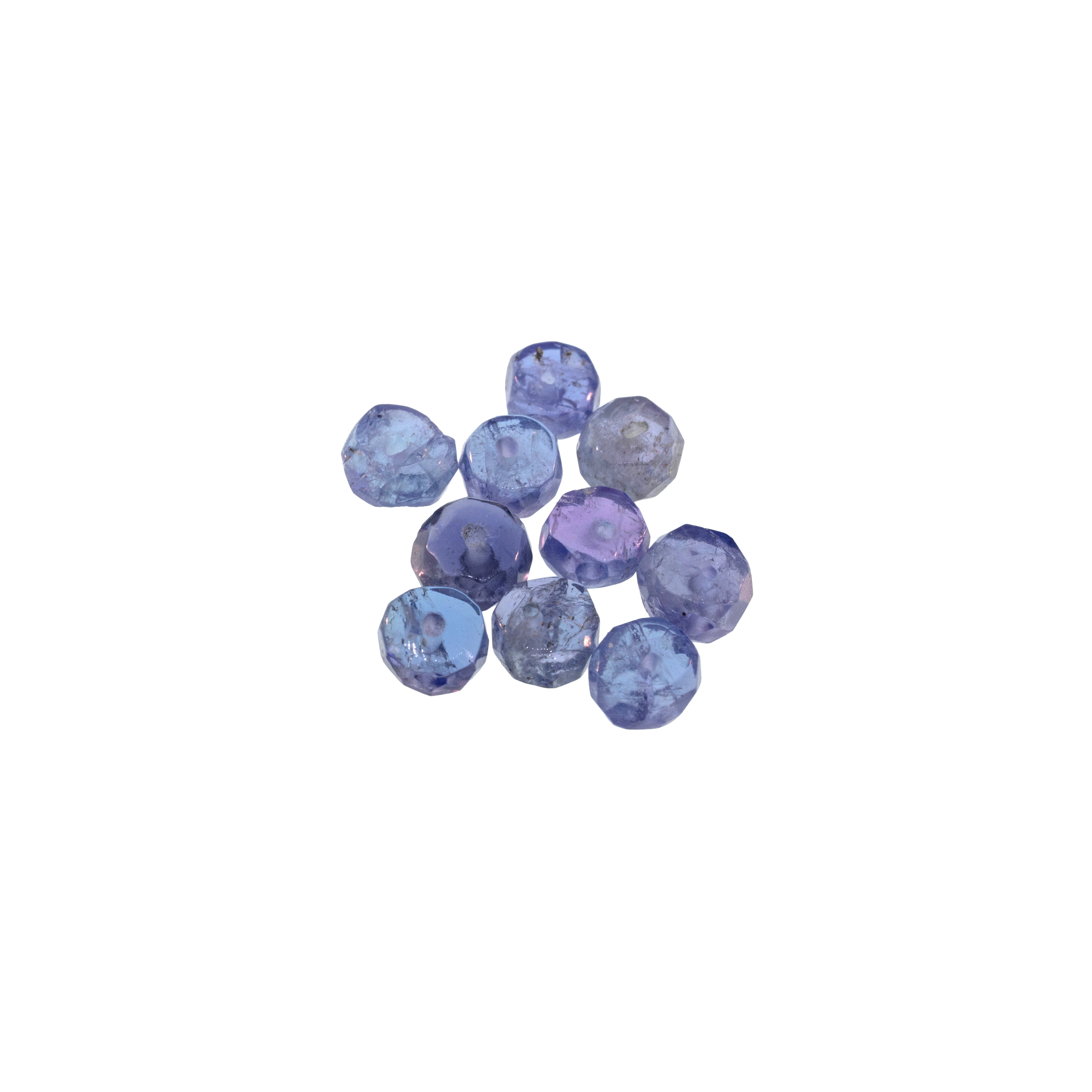 Tanzanite gemstone cluster