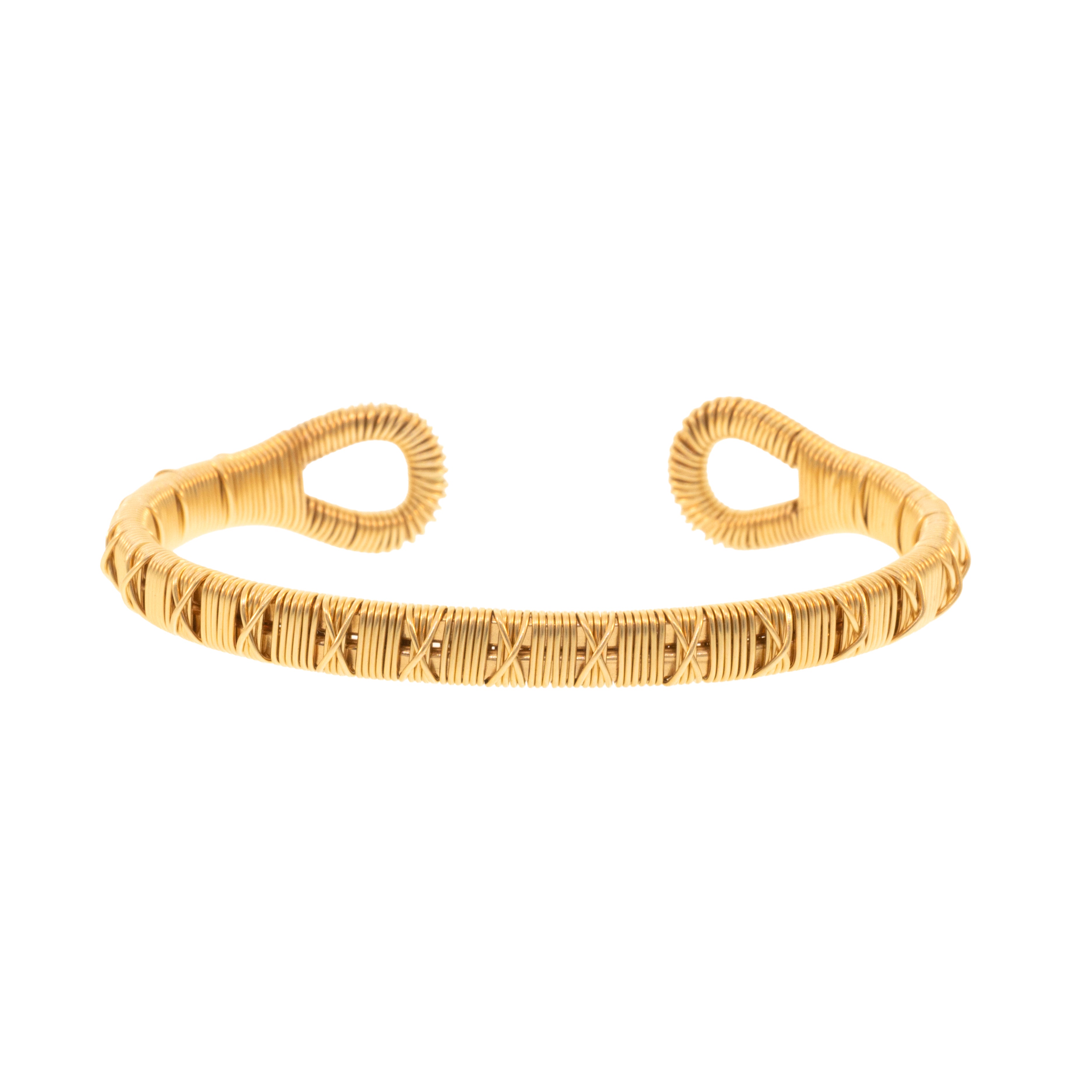 Thin "X" Cuff