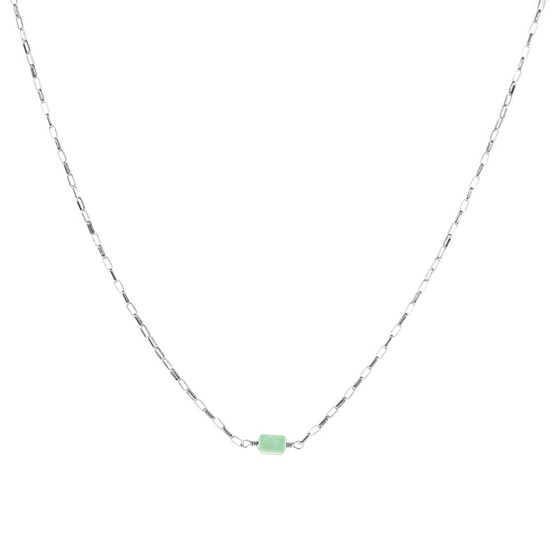 1-Stone Mini Rock Necklace - Judith Bright Designer Jewelry Carnelian / 14K Gold-Filled