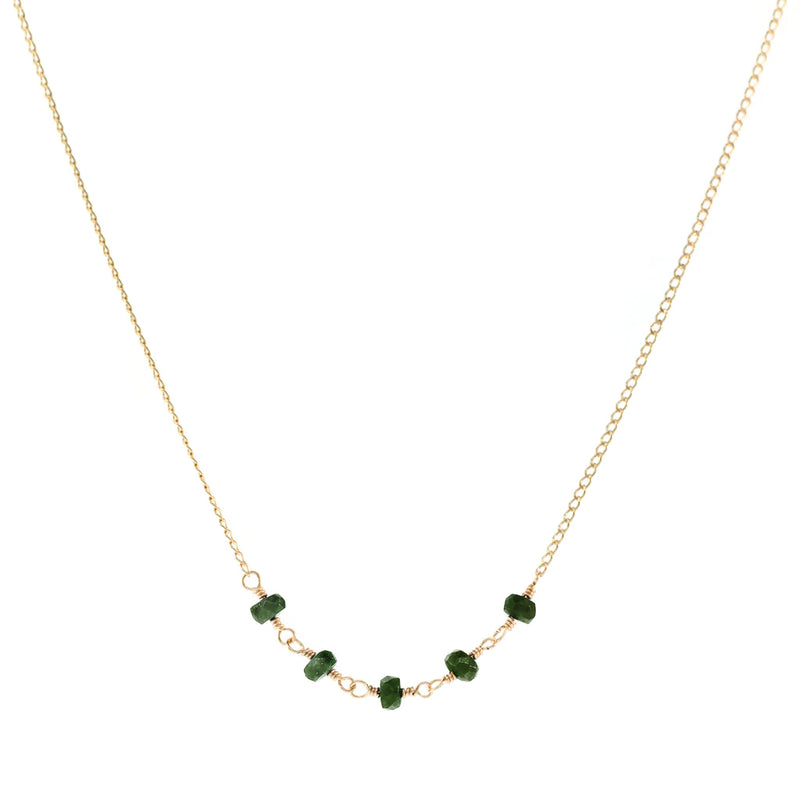 5-Stone Mila Necklace - Judith Bright Designer Jewelry