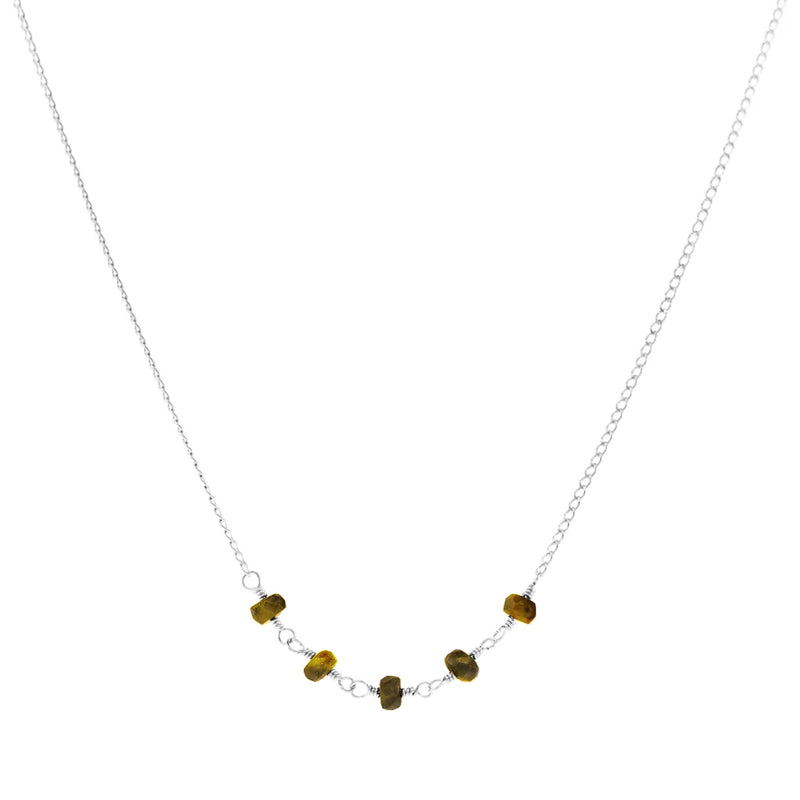 1-Stone Mini Rock Necklace - Judith Bright Designer Jewelry Carnelian / 14K Gold-Filled