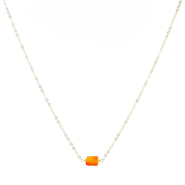 1-Stone Petite Rock Necklace