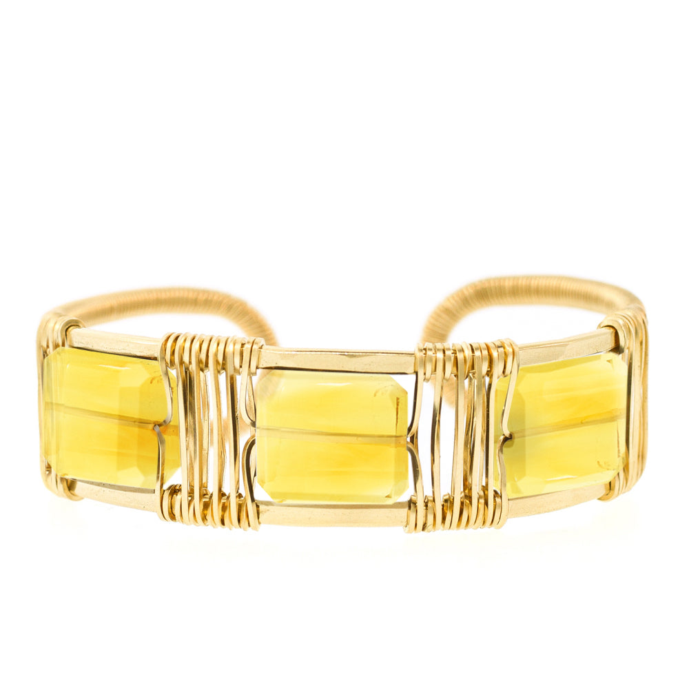 Lots O' Rock 3-Stone Cuff