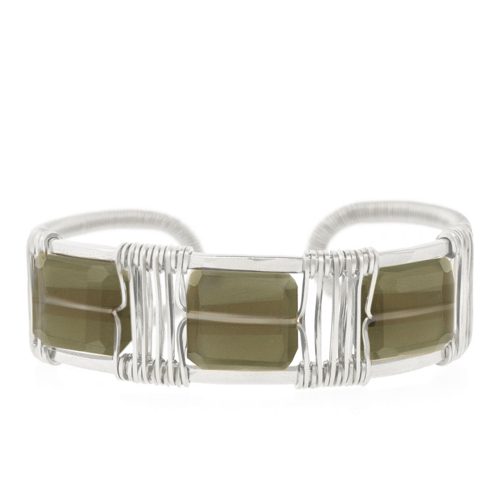 Lots O' Rock 3-Stone Cuff
