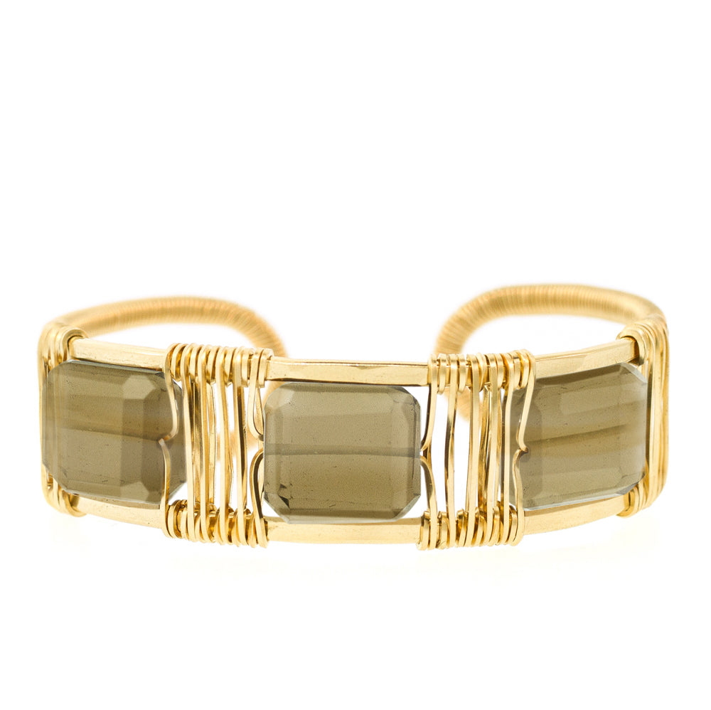 Lots O' Rock 3-Stone Cuff