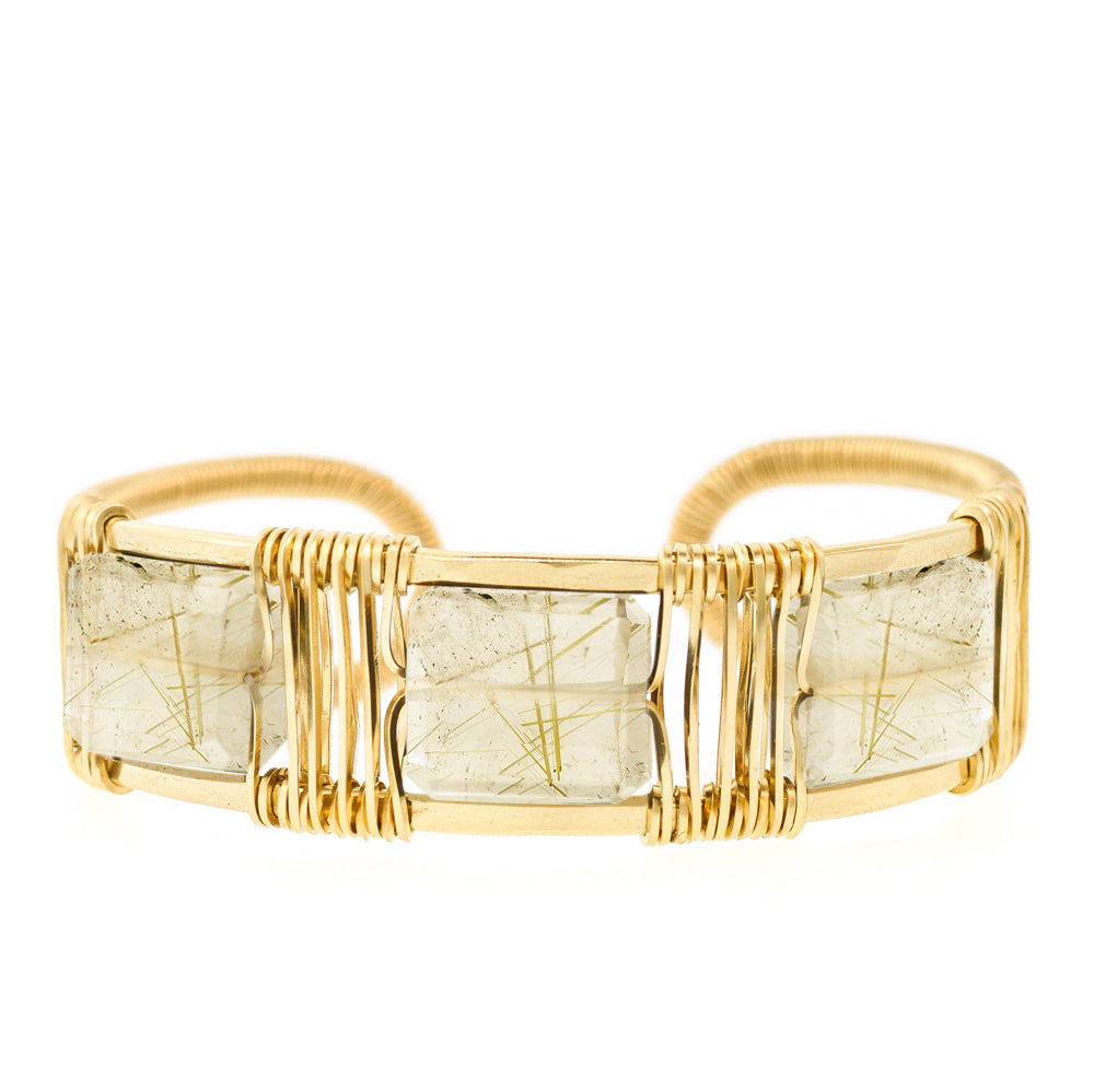 Lots O' Rock 3-Stone Cuff