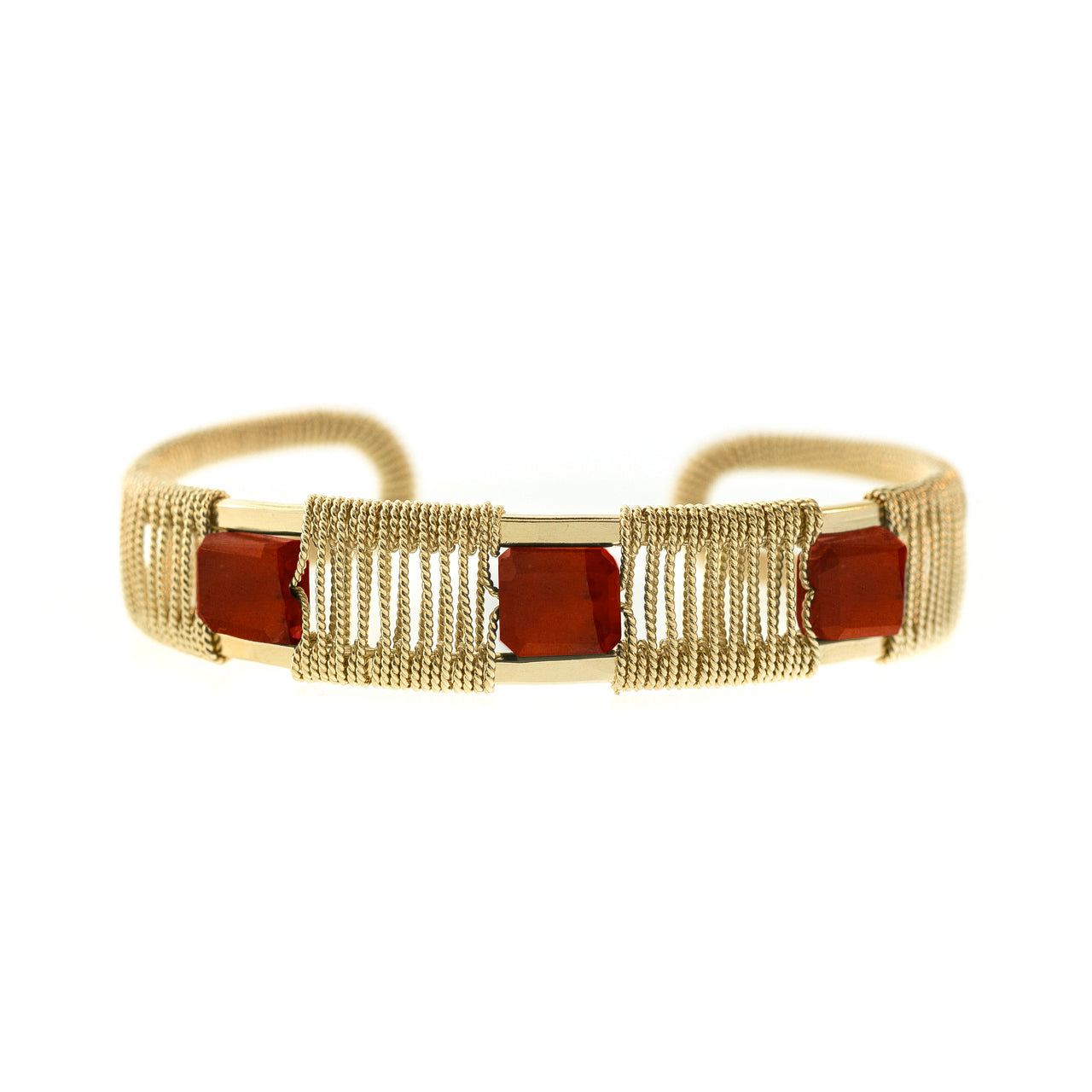 Petite Rock 3-Stone Cuff