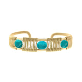 Petite Rock 3-Stone Cuff