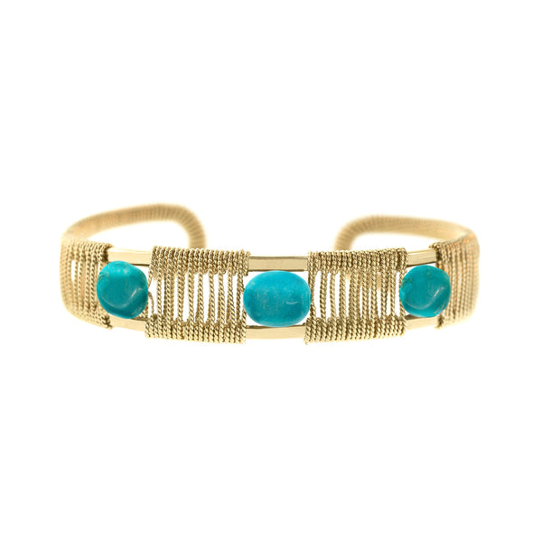 Petite Rock 3-Stone Cuff