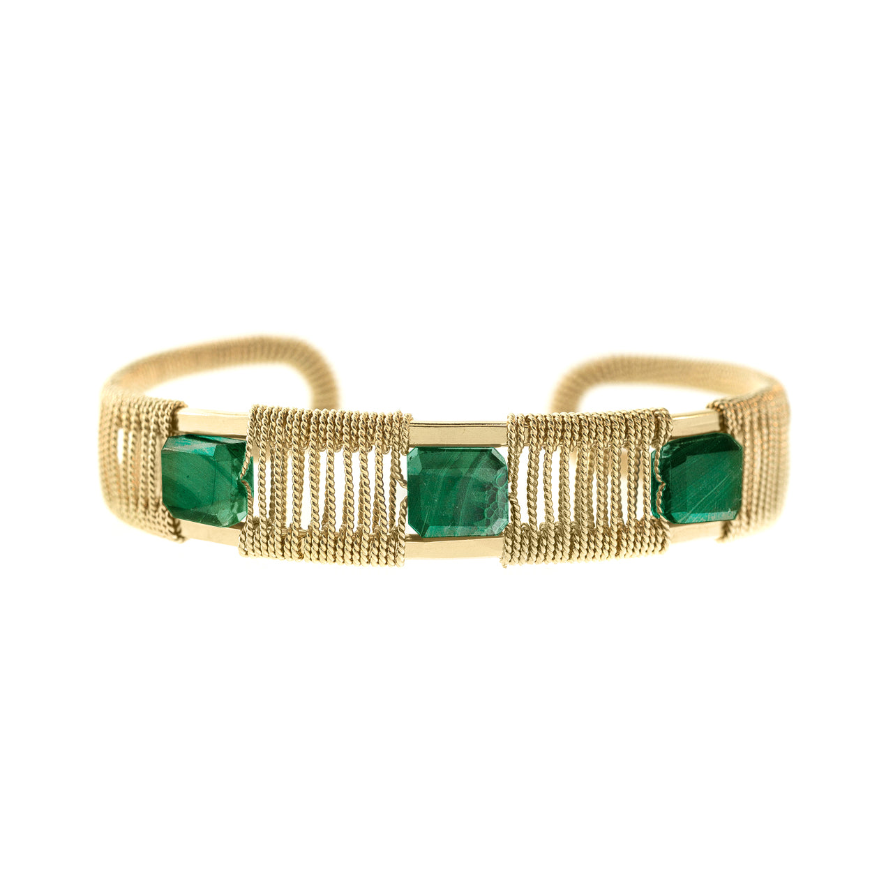 Petite Rock 3-Stone Cuff