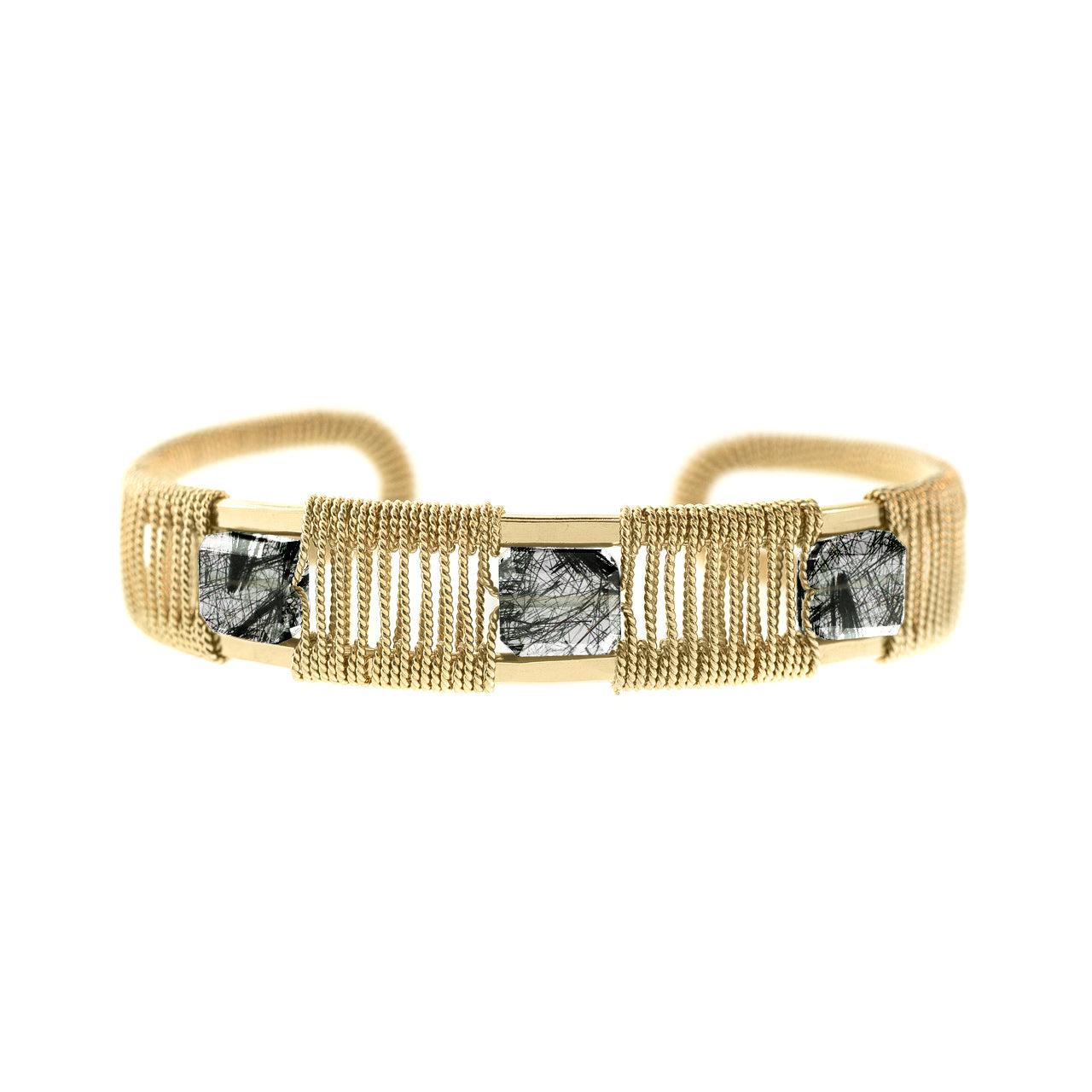Petite Rock 3-Stone Cuff